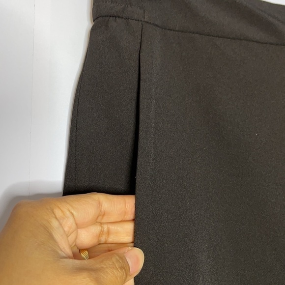 NWOT RACHEL rachel roy black snap-accent rani flare pants US 2 - Picture 6 of 8